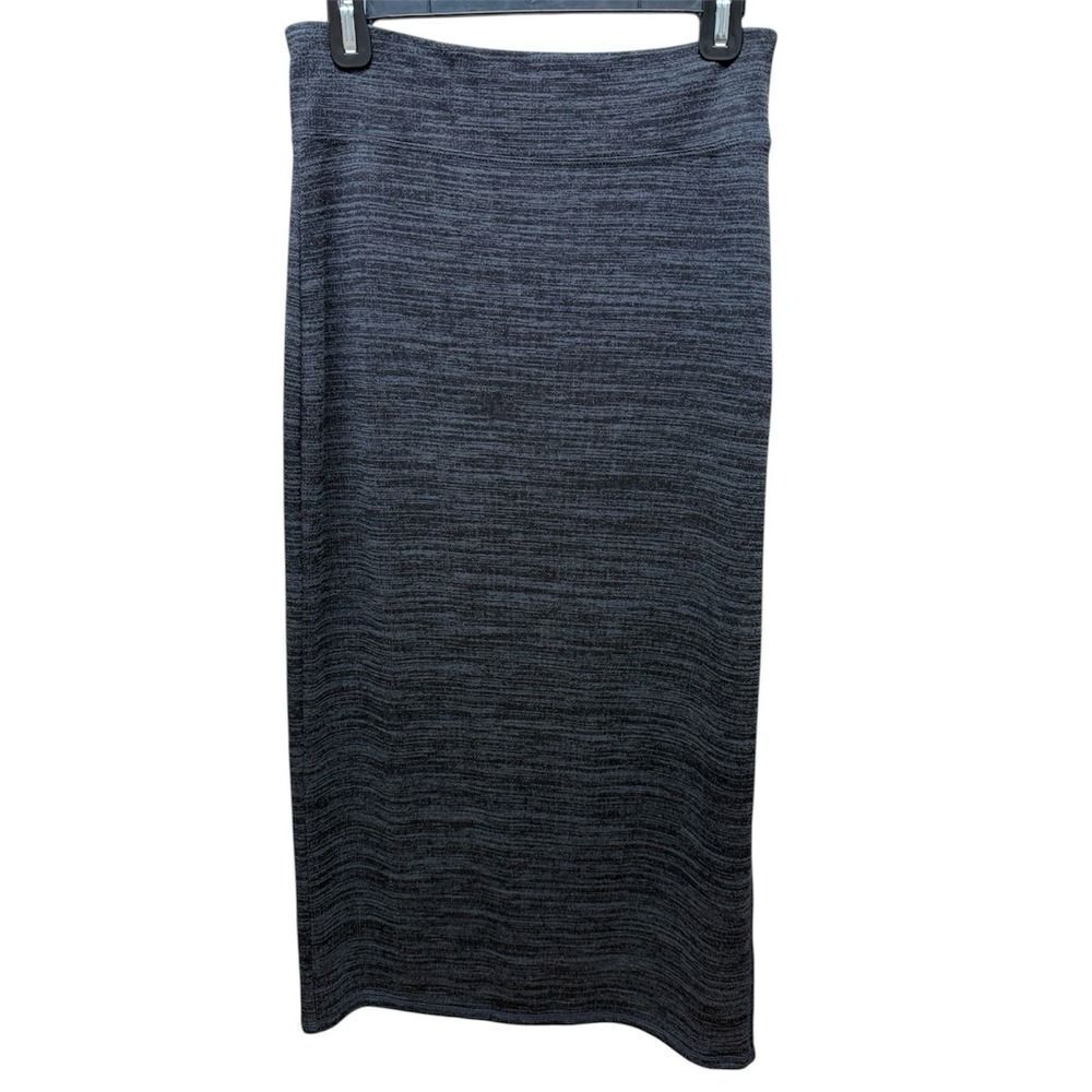 Simply Styled Gray Stretch Knit Skirt. Petites. Sz MP